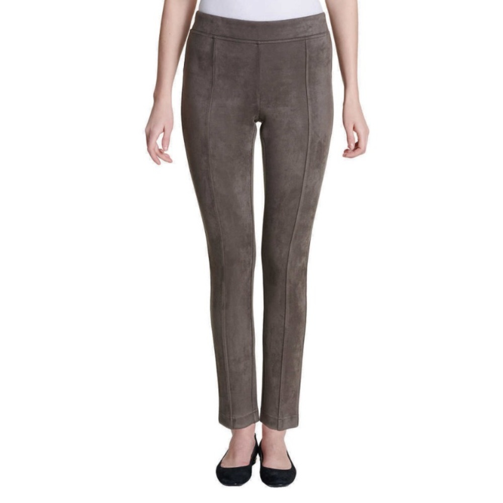 Andrew Marc Faux Suede Pull On Pants